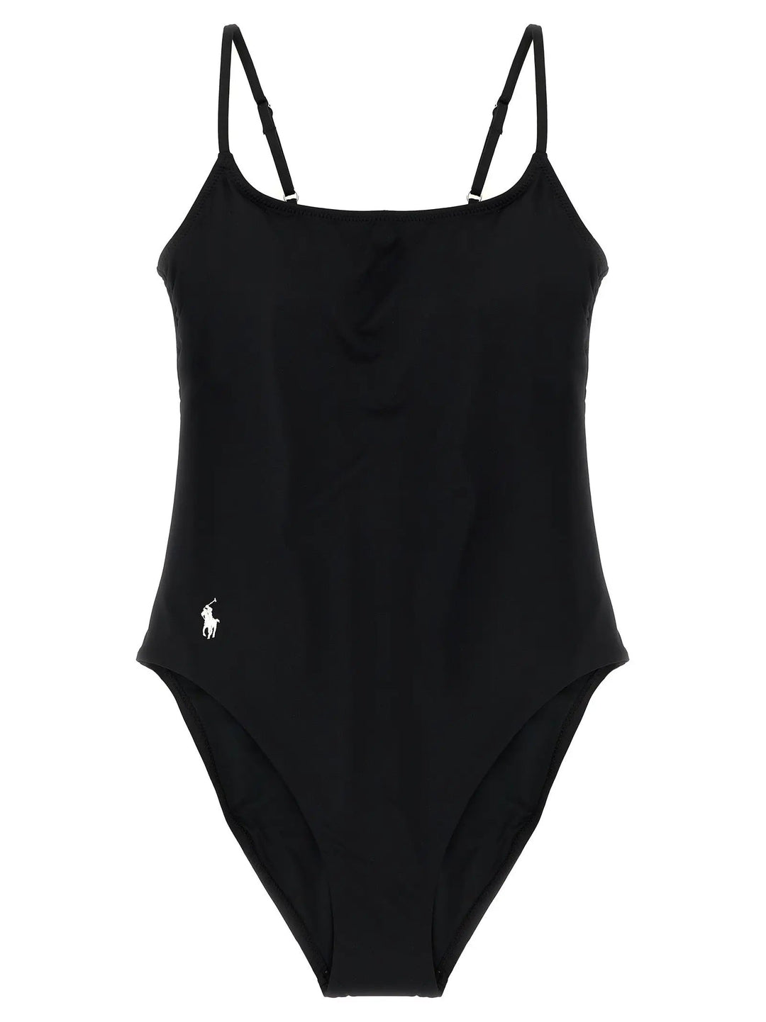 Polo Ralph Lauren Sample Sale | Polo Ralph Lauren Black Nylon One-Piece Swimsuit - | Designer outlet