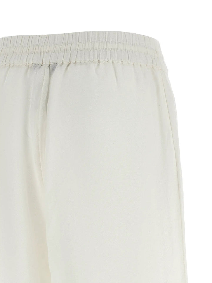 Polo Ralph Lauren White Linen Casual Pants