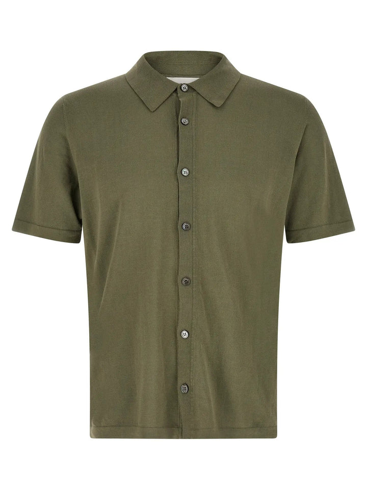 Roberto Collina Bicolor Cotton Blouse