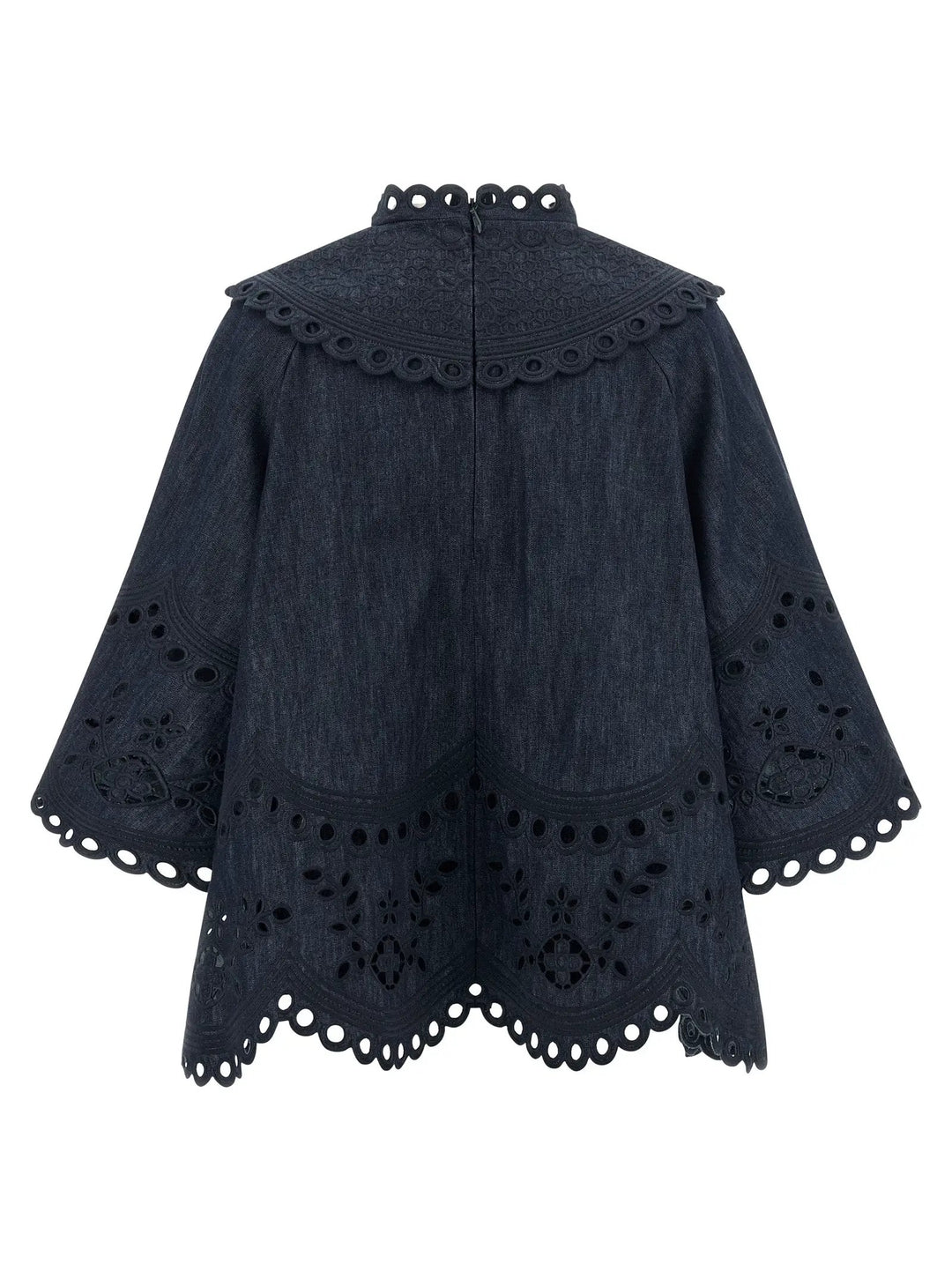 Zimmermann Blue Cotton Blouse