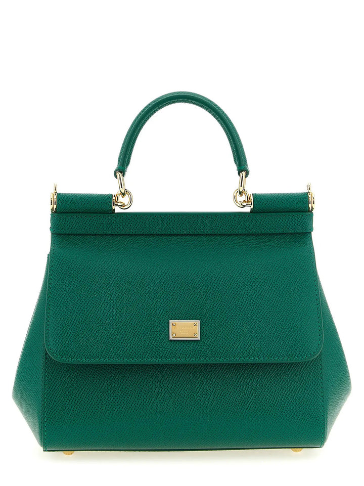 Dolce &amp; Gabbana Bicolor Calfskin Handbag