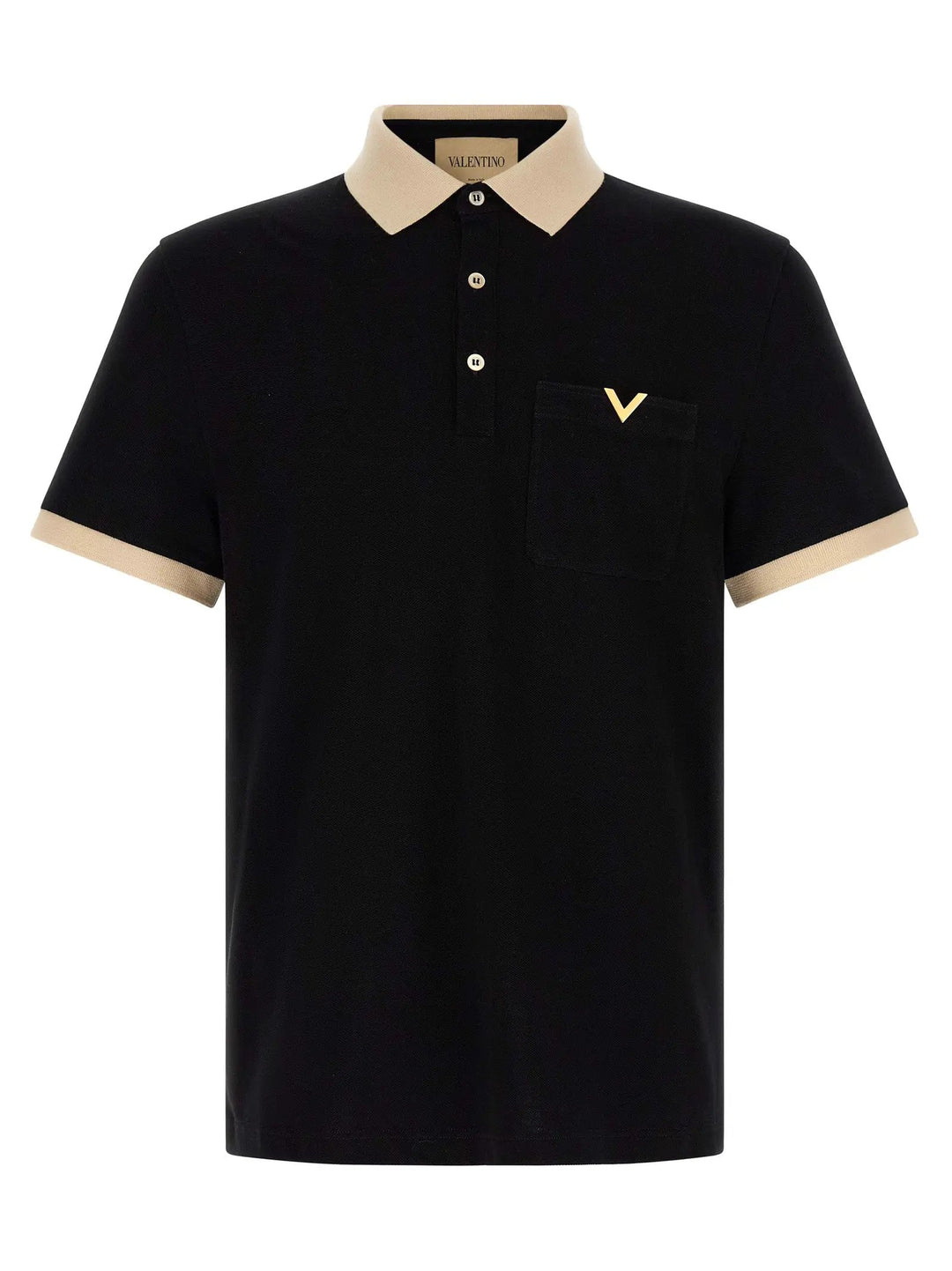 Valentino Garavani Sample Sale | Valentino Garavani Bicolor Cotton Polo Shirt - | Designer outlet
