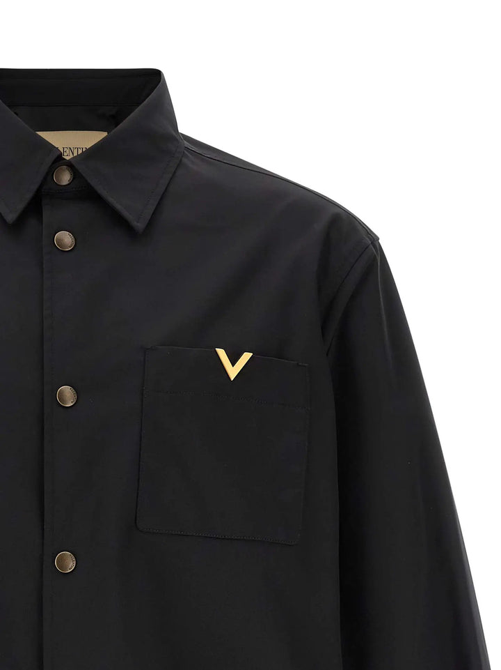 Valentino Garavani Black Polyester Jacket