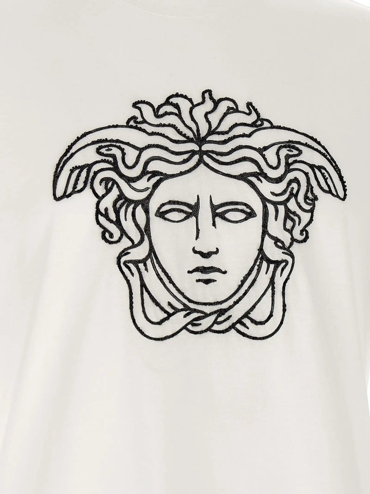 Versace Bicolor Cotton T-Shirt