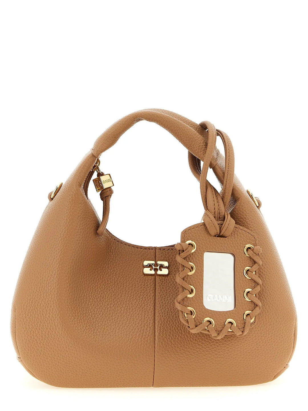 Ganni Sample Sale | Ganni Beige Polyester Handbag - | Designer outlet