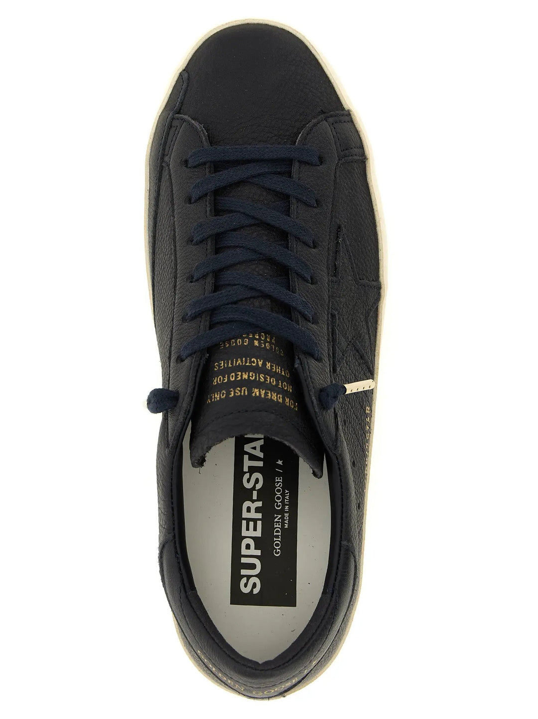 Golden Goose Sample Sale | Golden Goose Blue Cowhide Low Top Sneakers - | Designer outlet