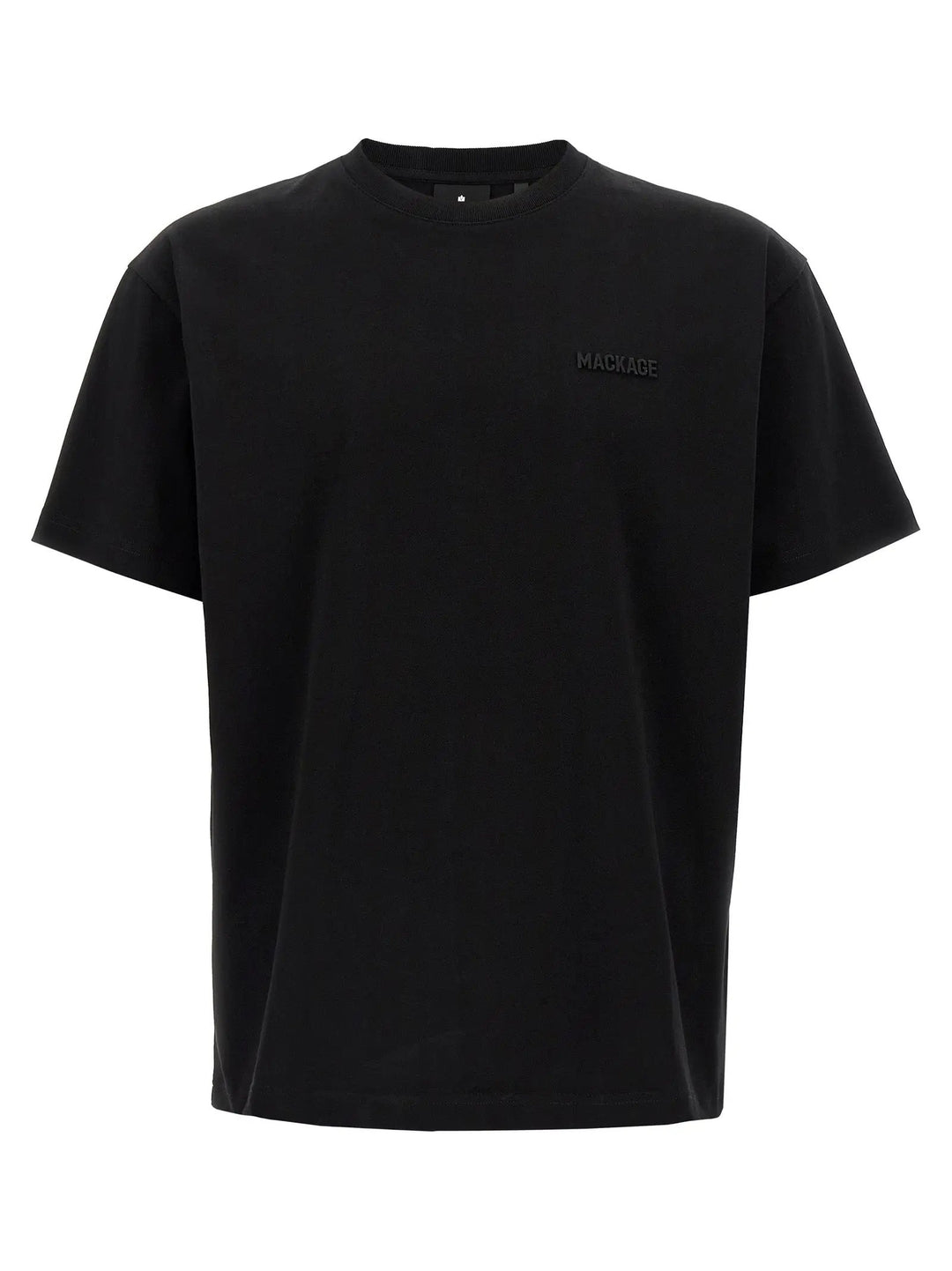 Mackage Black Cotton T-Shirt