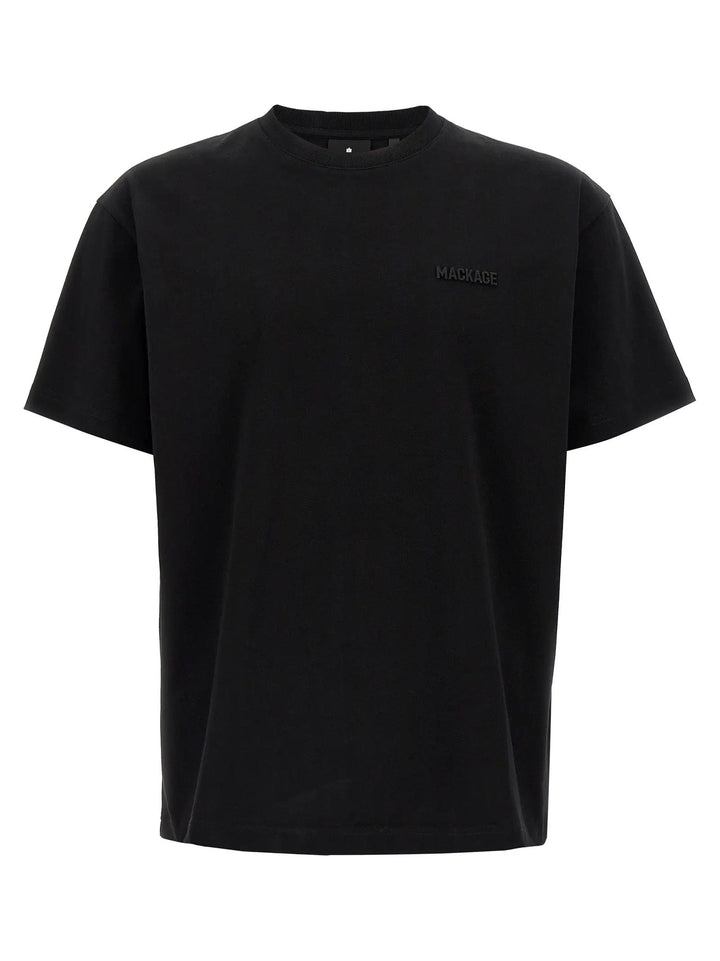Mackage Black Cotton T-Shirt