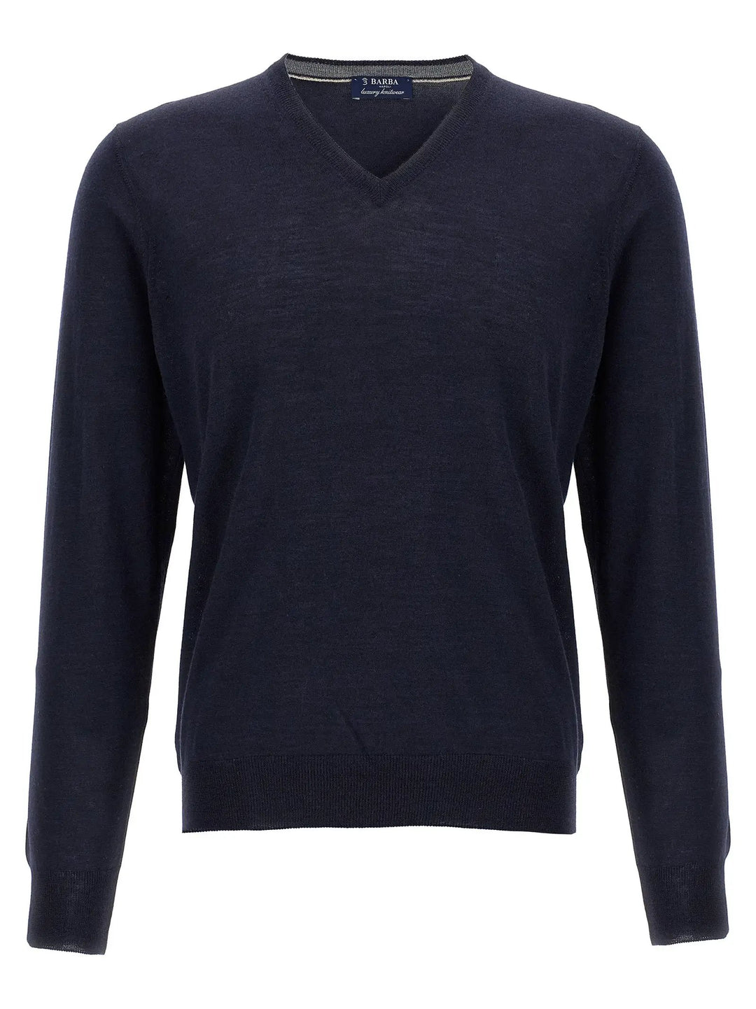 Barba Napoli Blue Wool Cardigan