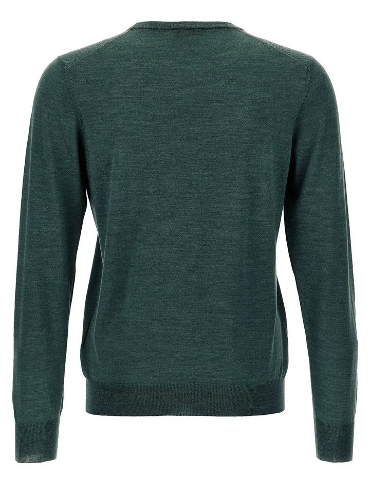 Barba Napoli Bicolor Wool Cardigan