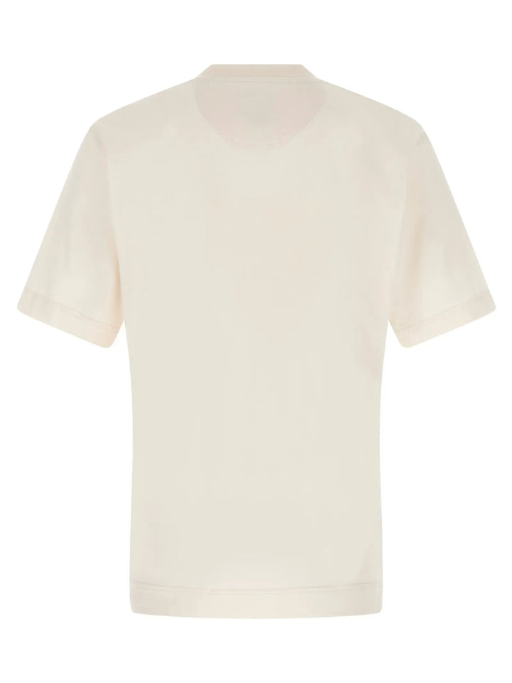 Fendi White Cotton T-Shirt