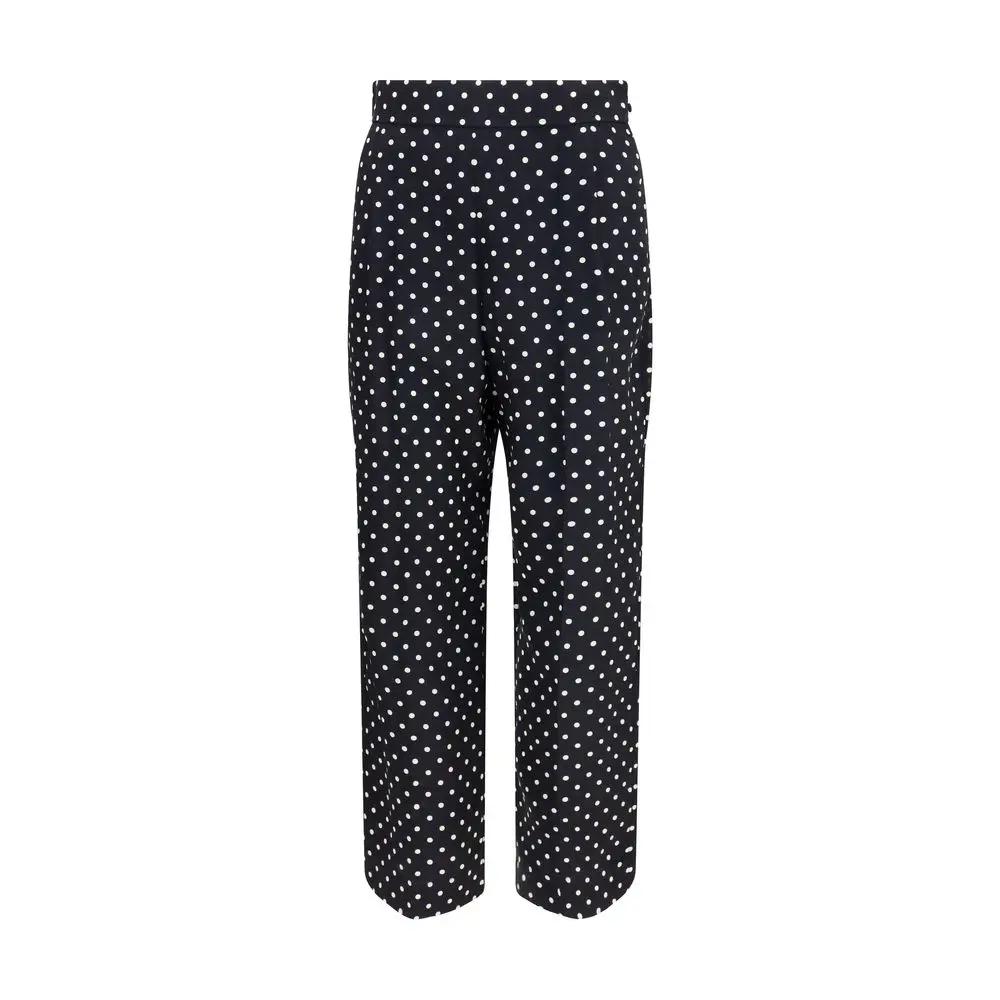 Valentino Sample Sale | Valentino Black Silk Cropped Pants - | Designer outlet