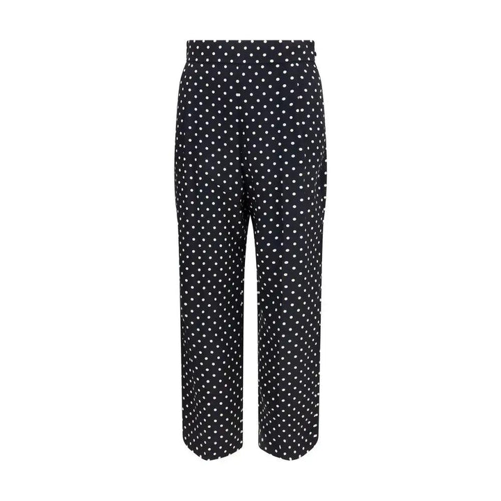 Valentino Sample Sale | Valentino Black Silk Cropped Pants - | Designer outlet