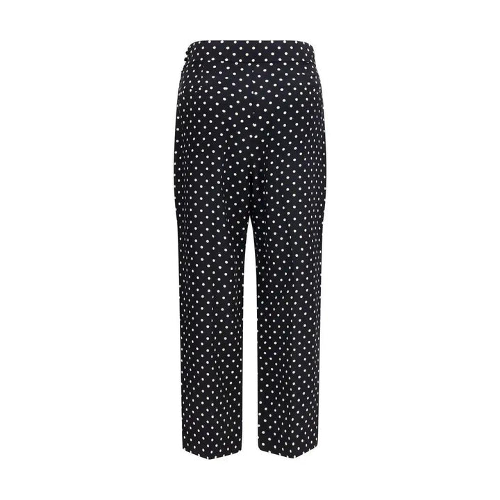 Valentino Sample Sale | Valentino Black Silk Cropped Pants - | Designer outlet