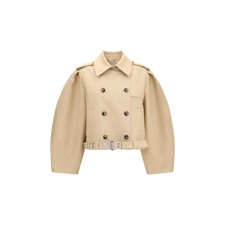 Ganni Sample Sale | Ganni Beige Cotton Jacket - | Designer outlet
