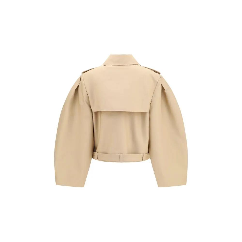 Ganni Sample Sale | Ganni Beige Cotton Jacket - | Designer outlet