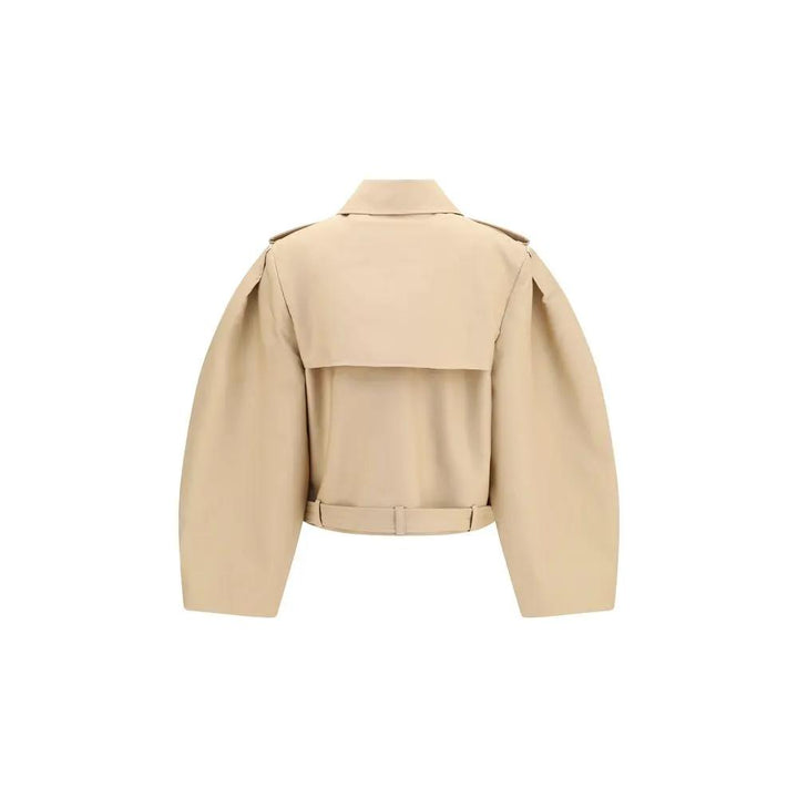 Ganni Sample Sale | Ganni Beige Cotton Jacket - | Designer outlet