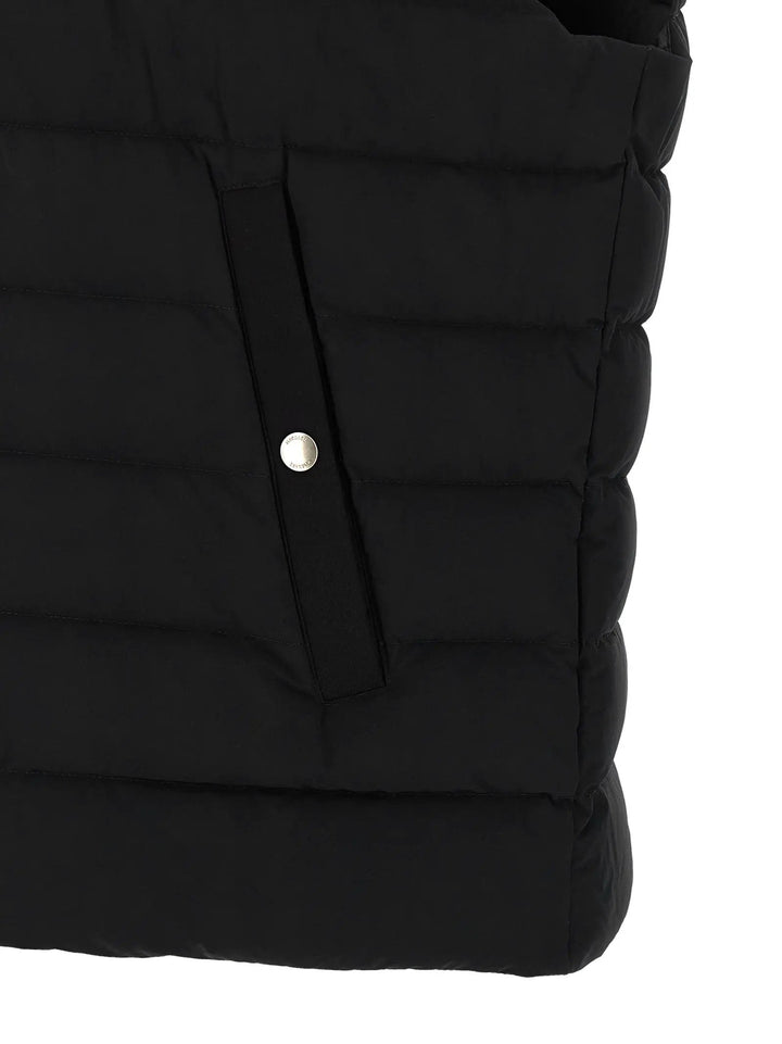 Mackage Black Nylon Sleeveless Jacket