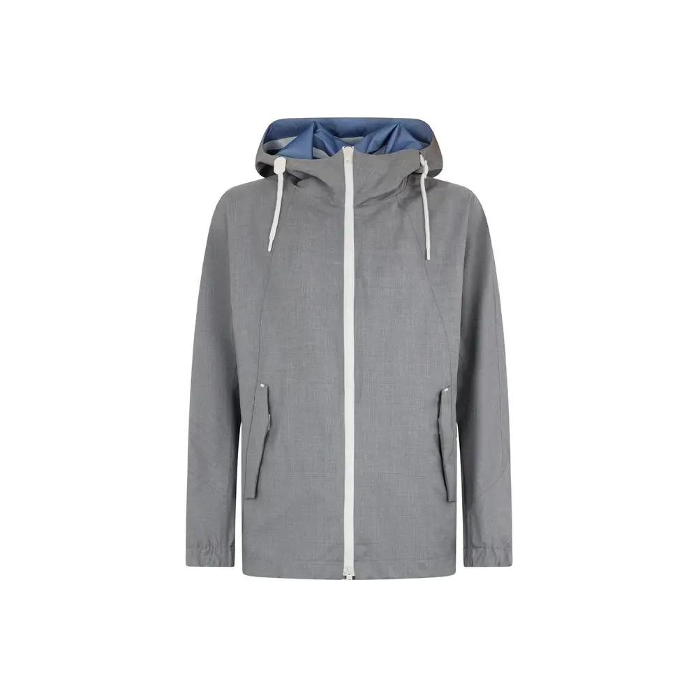 Herno Sample Sale | Herno Gray Virgin Wool Shell Jacket - | Designer outlet