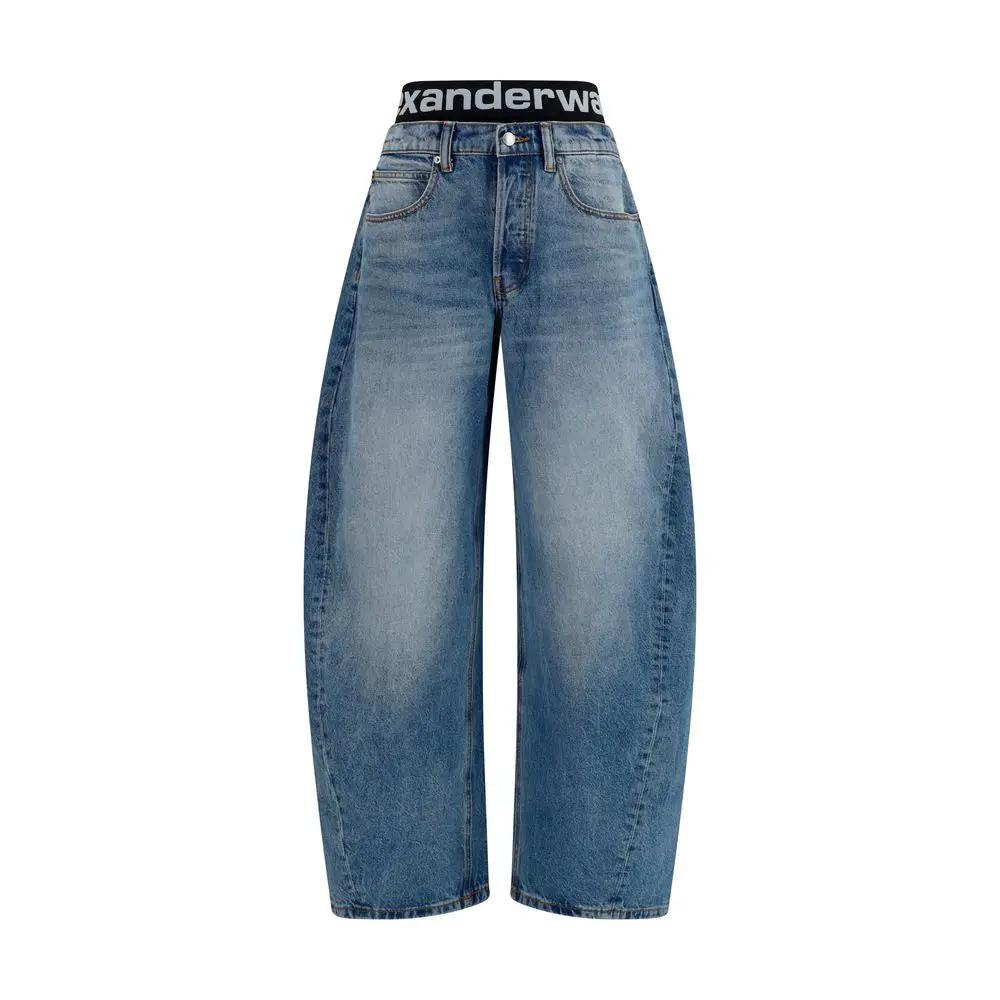 Alexander Wang Sample Sale | Alexander Wang Blue Cotton Relaxed Fit Jeans - | Designer outlet