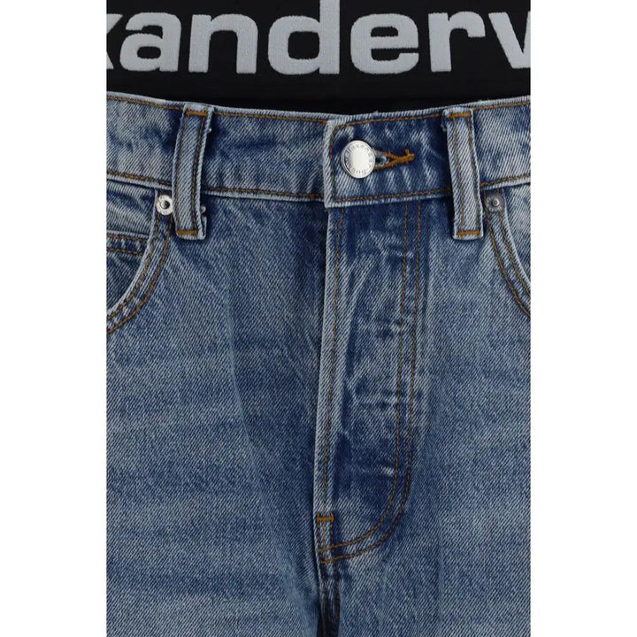 Alexander Wang Sample Sale | Alexander Wang Blue Cotton Relaxed Fit Jeans - | Designer outlet