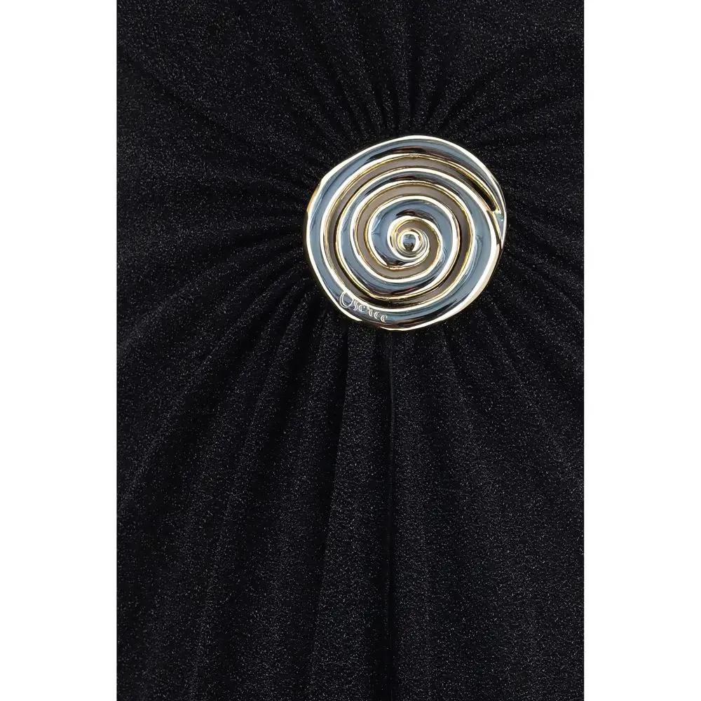 Oséree Sample Sale | Oséree Black Polyamide Cocktail Dress - | Designer outlet