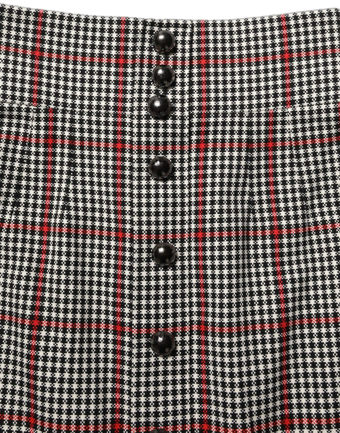Dolce &amp; Gabbana Gray Checkered High Waist A-line Mini Skirt