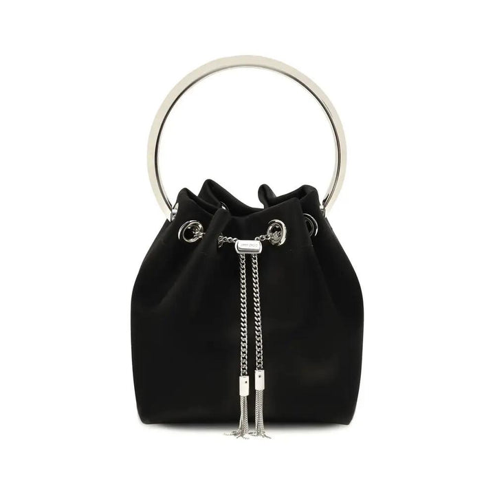Jimmy Choo Sample Sale | Jimmy Choo Black Cotton Shoulder Bag - | Designer outlet