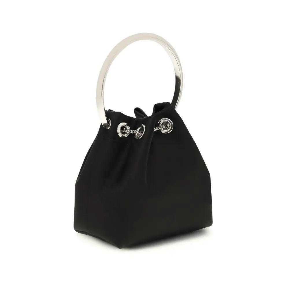 Jimmy Choo Sample Sale | Jimmy Choo Black Cotton Shoulder Bag - | Designer outlet