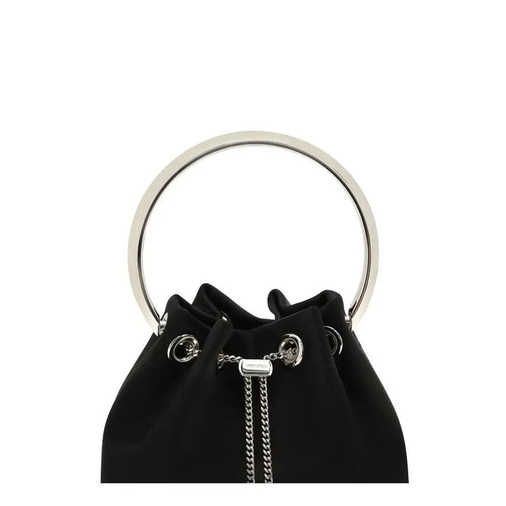 Jimmy Choo Sample Sale | Jimmy Choo Black Cotton Shoulder Bag - | Designer outlet