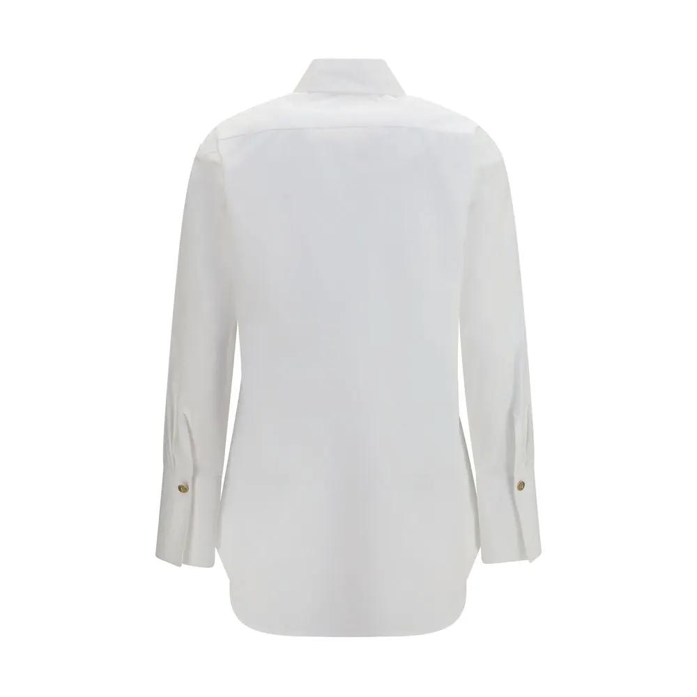 Balmain Sample Sale | Balmain White Cotton Dress Shirt - | Designer outlet