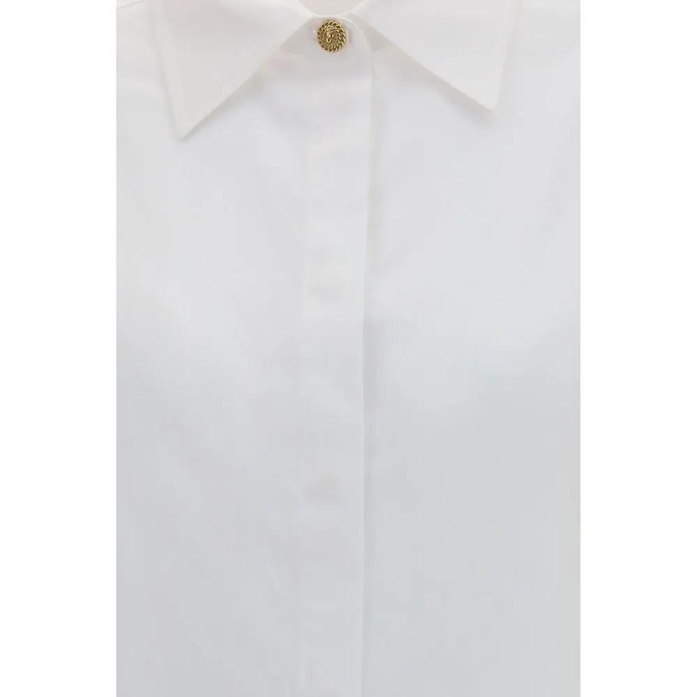 Balmain Sample Sale | Balmain White Cotton Dress Shirt - | Designer outlet
