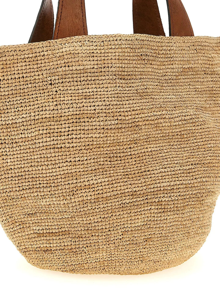 Ibeliv Sample Sale | Ibeliv Beige Raffia Handbag - | Designer outlet