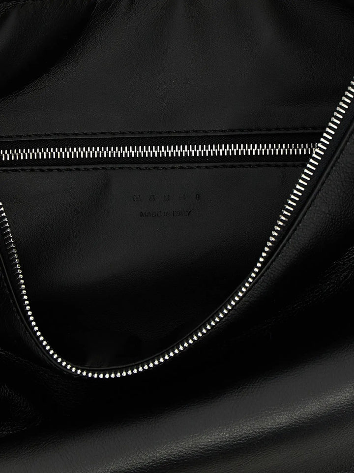Marni Black Calfskin Shoulder Bag