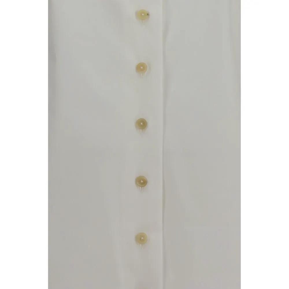 Khaite White Cotton Shirt