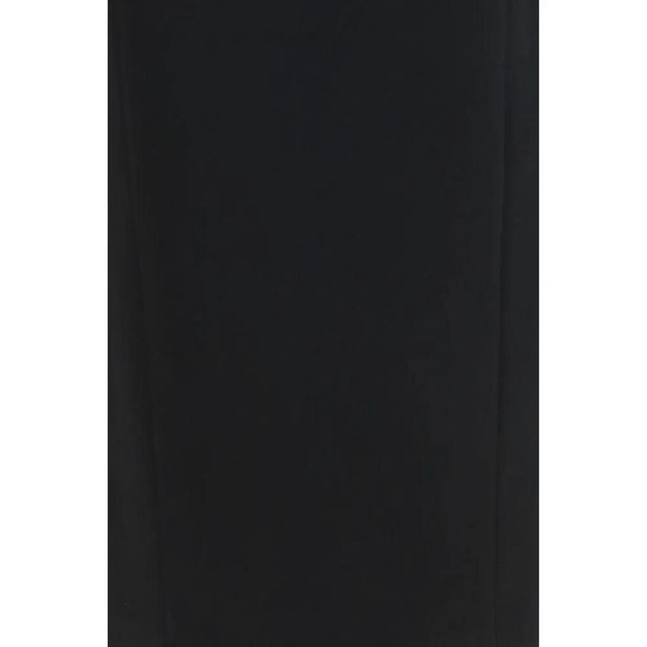 Khaite Black Acetate Long Skirt