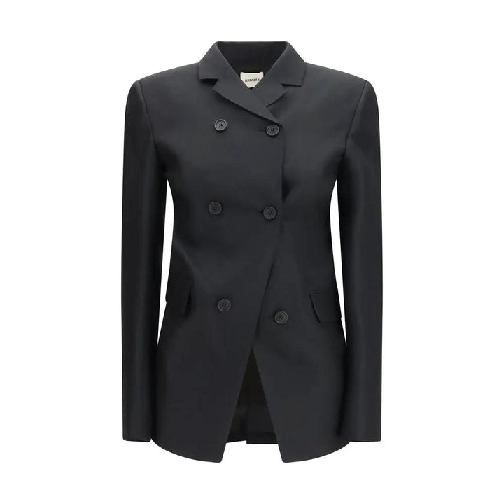 Khaite Black Wool Oves Aries Blazer