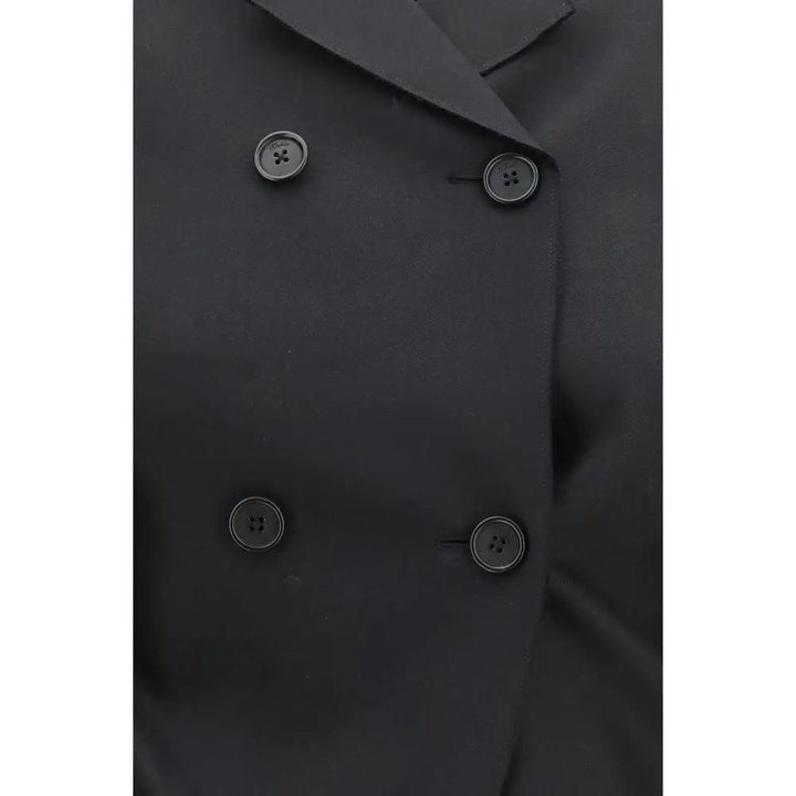 Khaite Black Wool Oves Aries Blazer