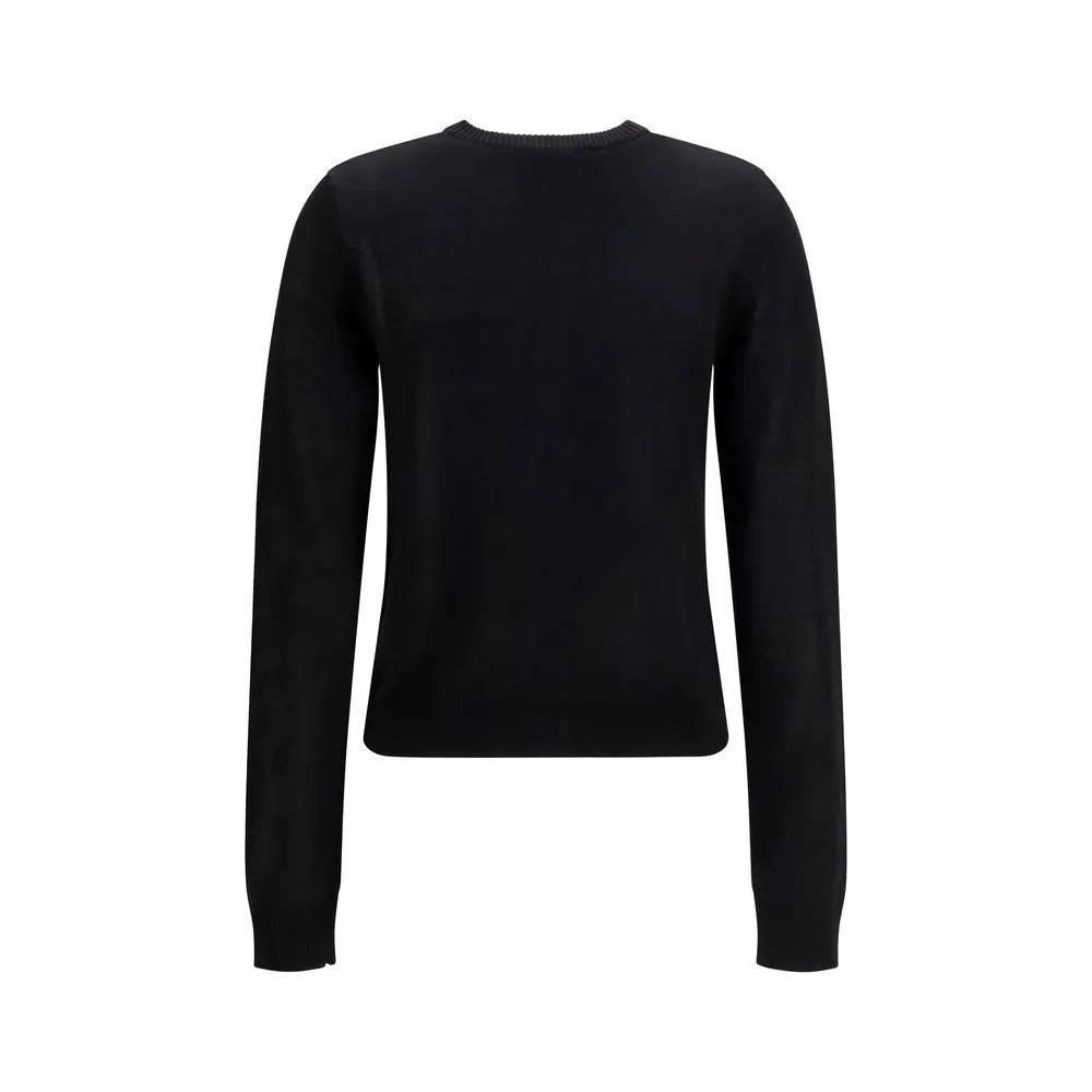 Ganni Sample Sale | Ganni Black Cotton Cardigan - | Designer outlet