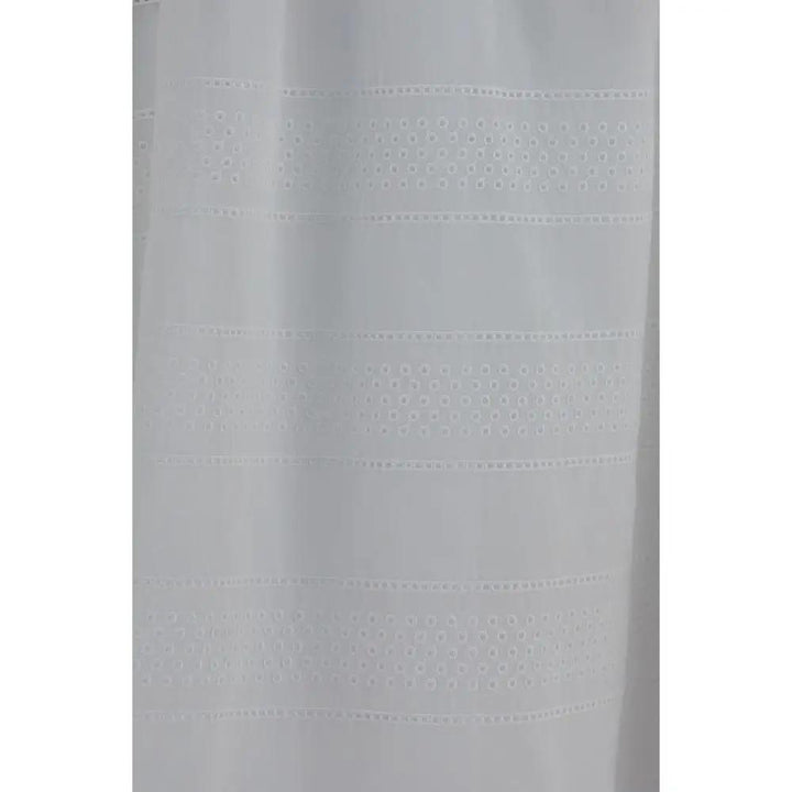 Brunello Cucinelli White Cotton Long Skirt