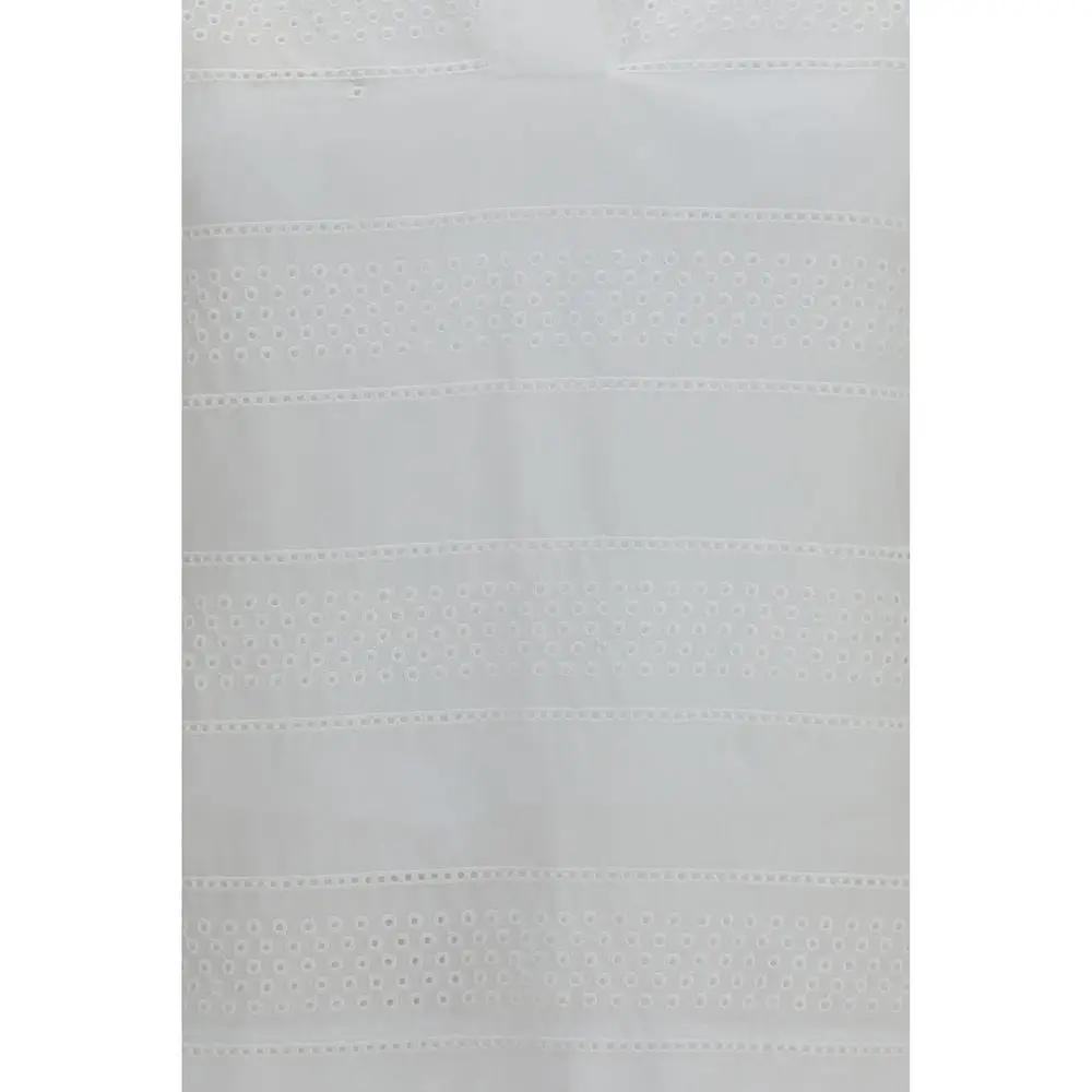 Brunello Cucinelli White Cotton Blouse