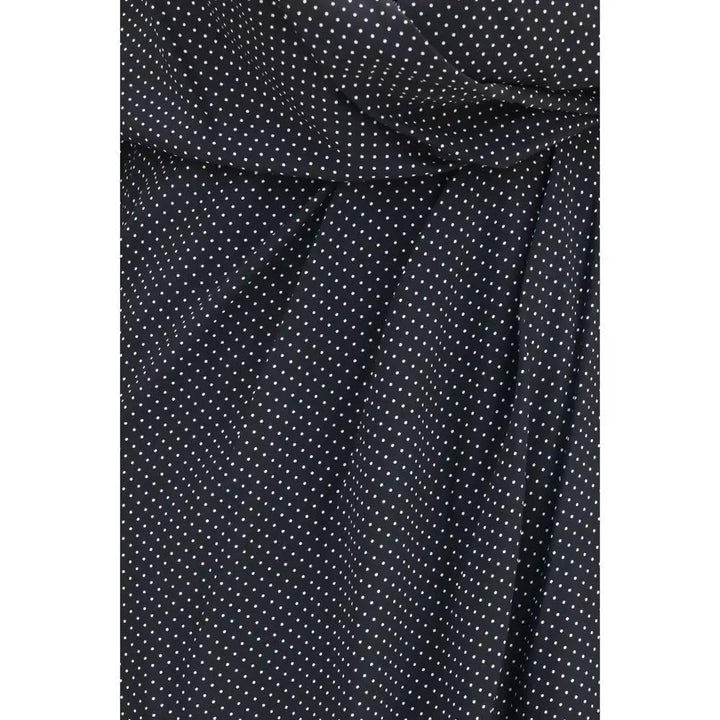 SA SU PHI Black Silk Long Dress