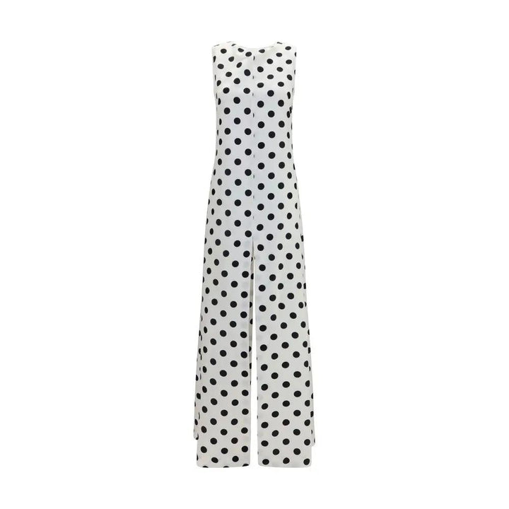 SA SU PHI White Silk Long Dress