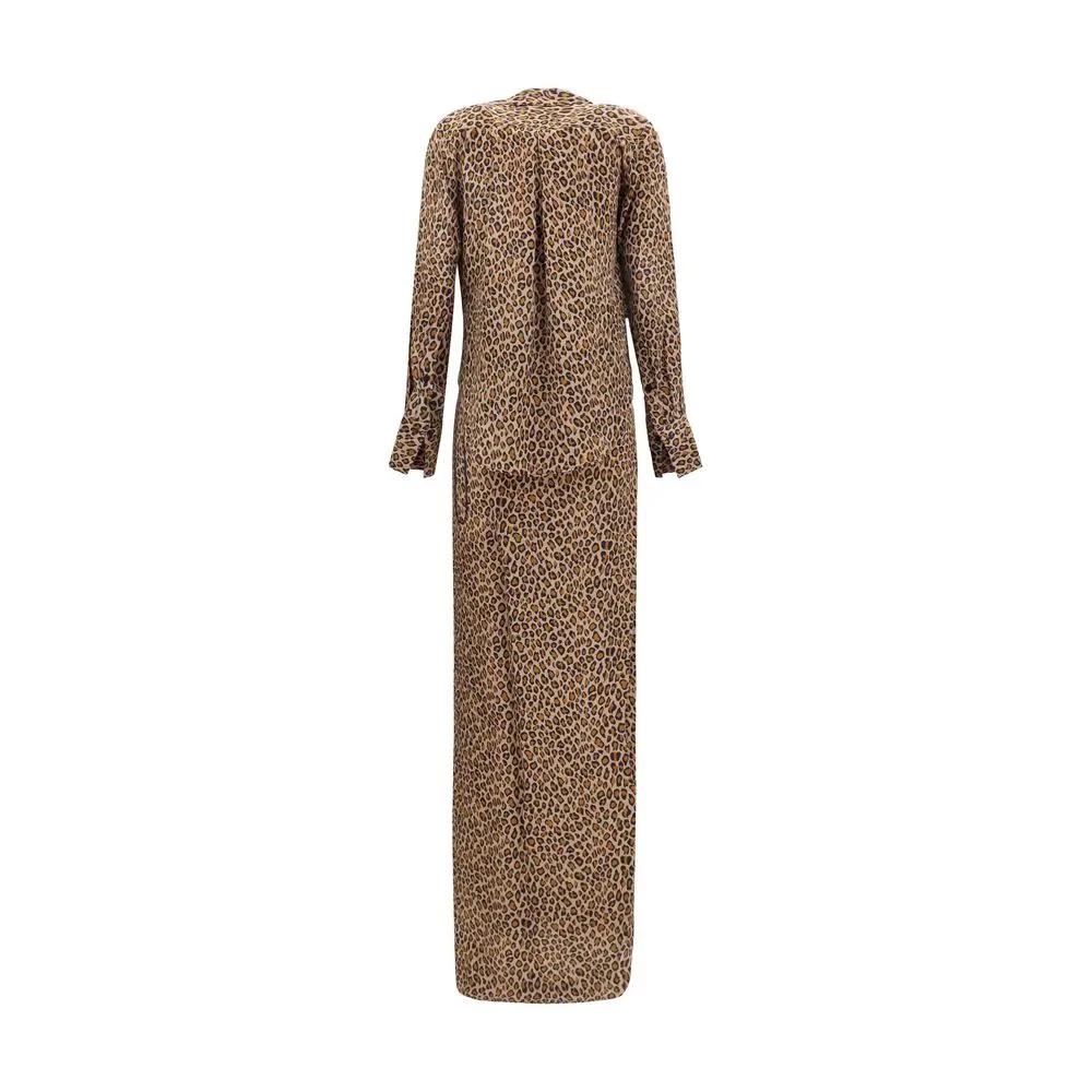 SA SU PHI Sample Sale | SA SU PHI Beige Silk Long Dress - | Designer outlet