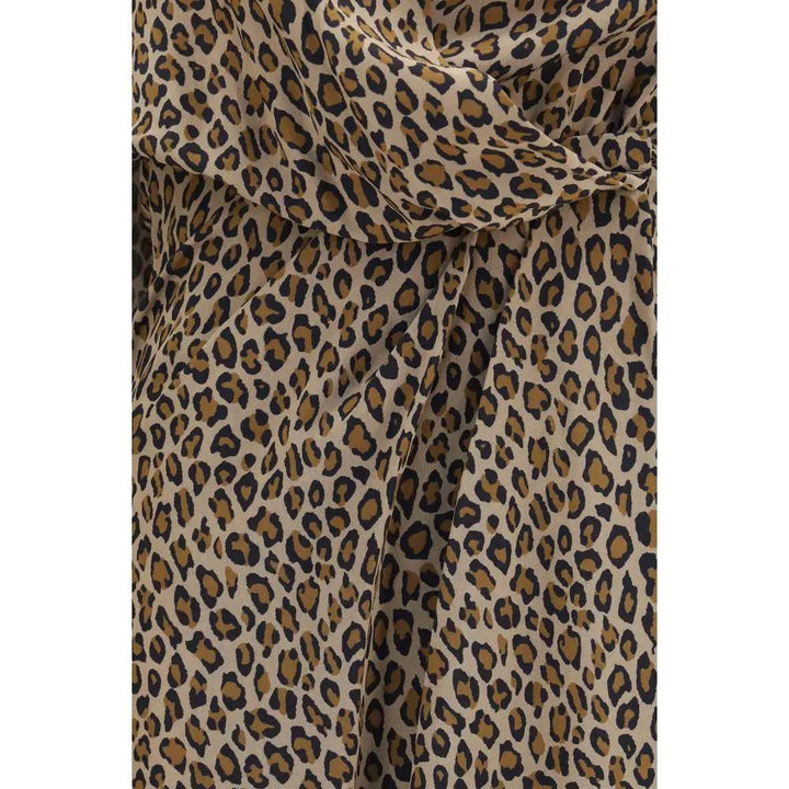 SA SU PHI Beige Silk Long Dress