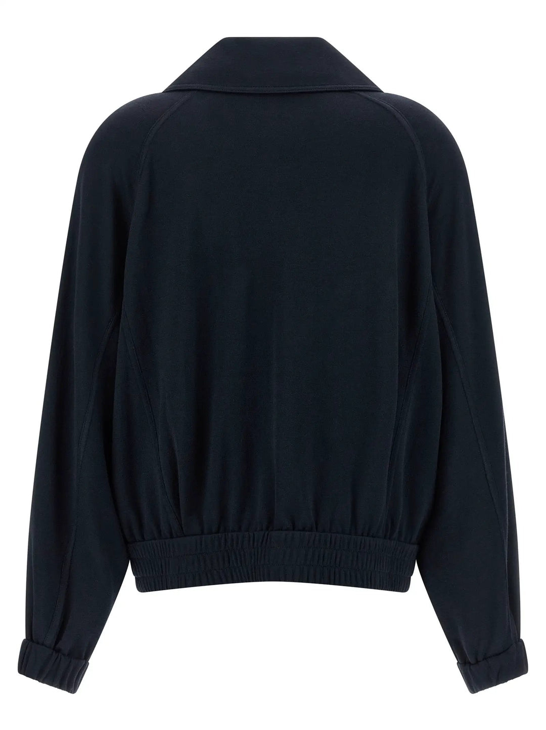 Brunello Cucinelli Blue Cotton Bomber