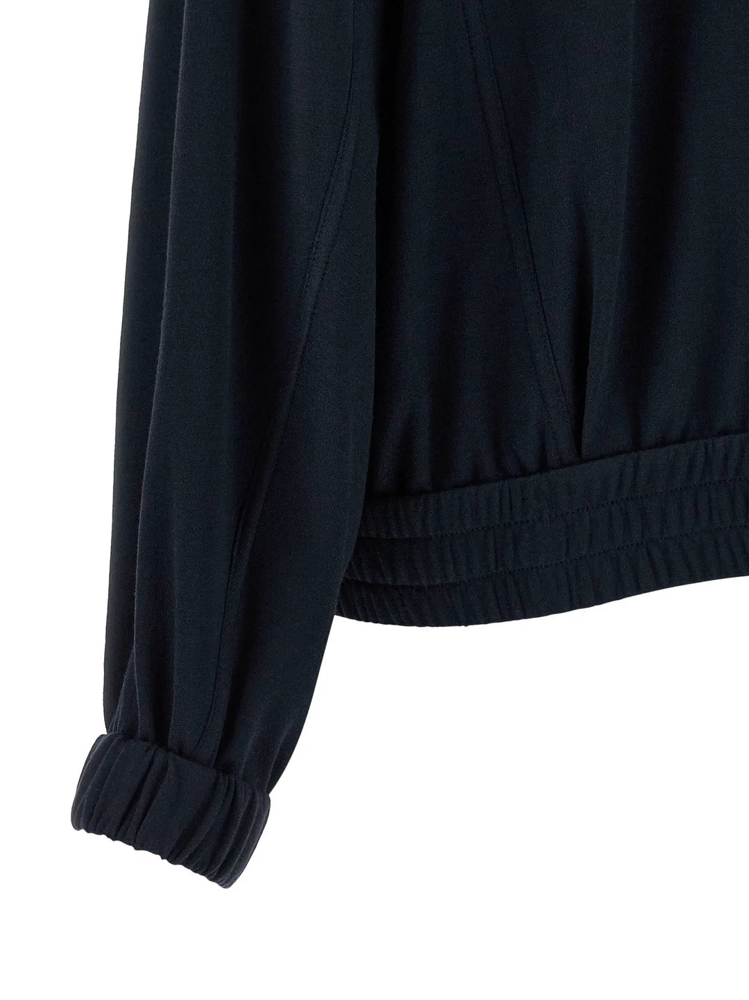 Brunello Cucinelli Blue Cotton Bomber