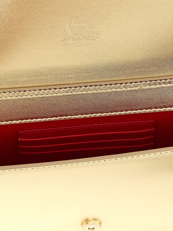 Christian Louboutin Sample Sale | Christian Louboutin Gold Lambskin Clutch Bag - | Designer outlet