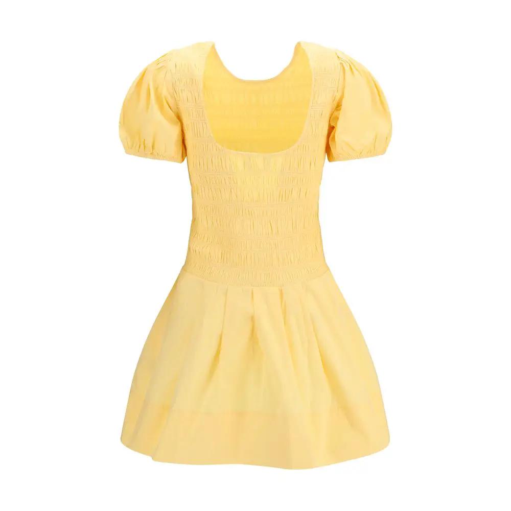 Ganni Sample Sale | Ganni Bicolor Cotton Casual Dress - | Designer outlet