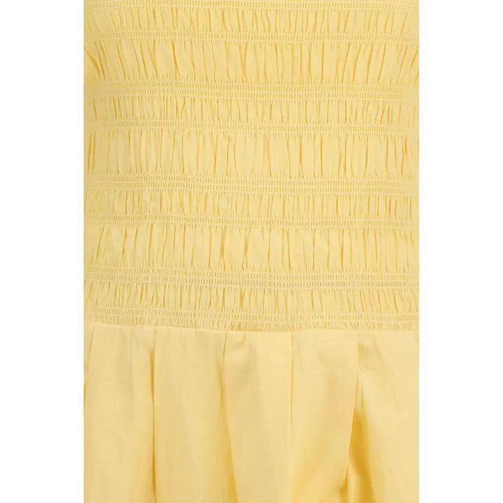 Ganni Bicolor Cotton Casual Dress